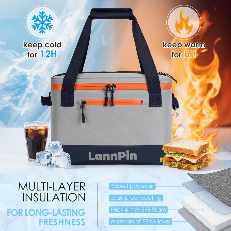 LannPin Paddle Board Cooler Waterproof Large Capacity SUP Deck Coolers, Leakproof Kayak Cooler Accessories Premium Insulated Cooler for Paddleboard Accessories,Drinks | Quality Clips& Bottle Opener Included - Image 2